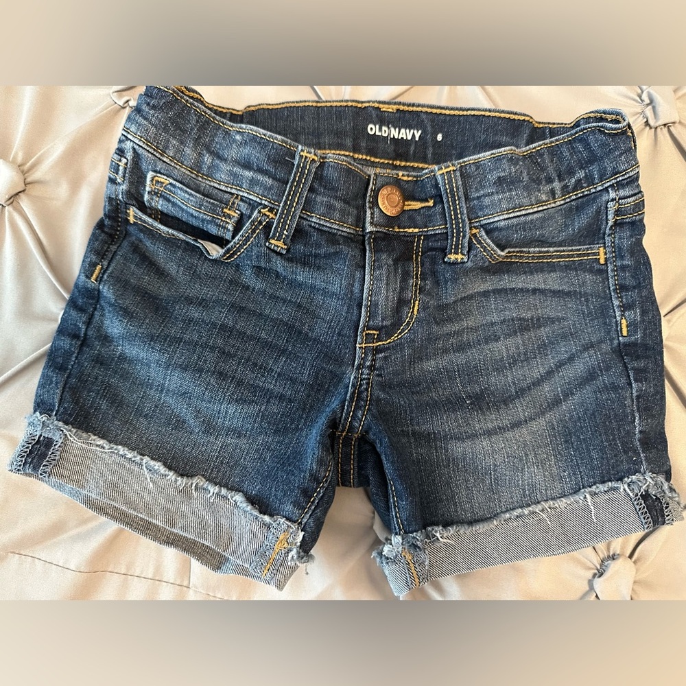 Old Navy kids Dark Blue Jean Shorts